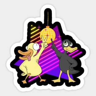 Disco Ducks Sticker